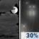 Tonight: A chance of rain after 5am. Mostly cloudy. Low around 55, with temperatures rising to around 57 overnight. East southeast wind 2 to 13 mph. Chance of precipitation is 30%. New rainfall amounts less than a tenth of an inch possible. Tonight: Mostly Cloudy then Chance Light Rain