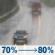Friday: Rain before 5pm. Mostly cloudy, with a high near 49. South wind around 3 mph. Chance of precipitation is 80%. New rainfall amounts less than a tenth of an inch possible. Friday: Light Rain