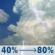 Saturday: A slight chance of rain before 11am, then a chance of showers and thunderstorms between 11am and noon, then showers and thunderstorms between noon and 4pm, then a chance of showers and thunderstorms between 4pm and 5pm, then a chance of rain. Mostly cloudy, with a high near 57. South southeast wind 5 to 12 mph. Chance of precipitation is 80%. New rainfall amounts between a tenth and quarter of an inch possible. Saturday: Chance Showers And Thunderstorms then Showers And Thunderstorms